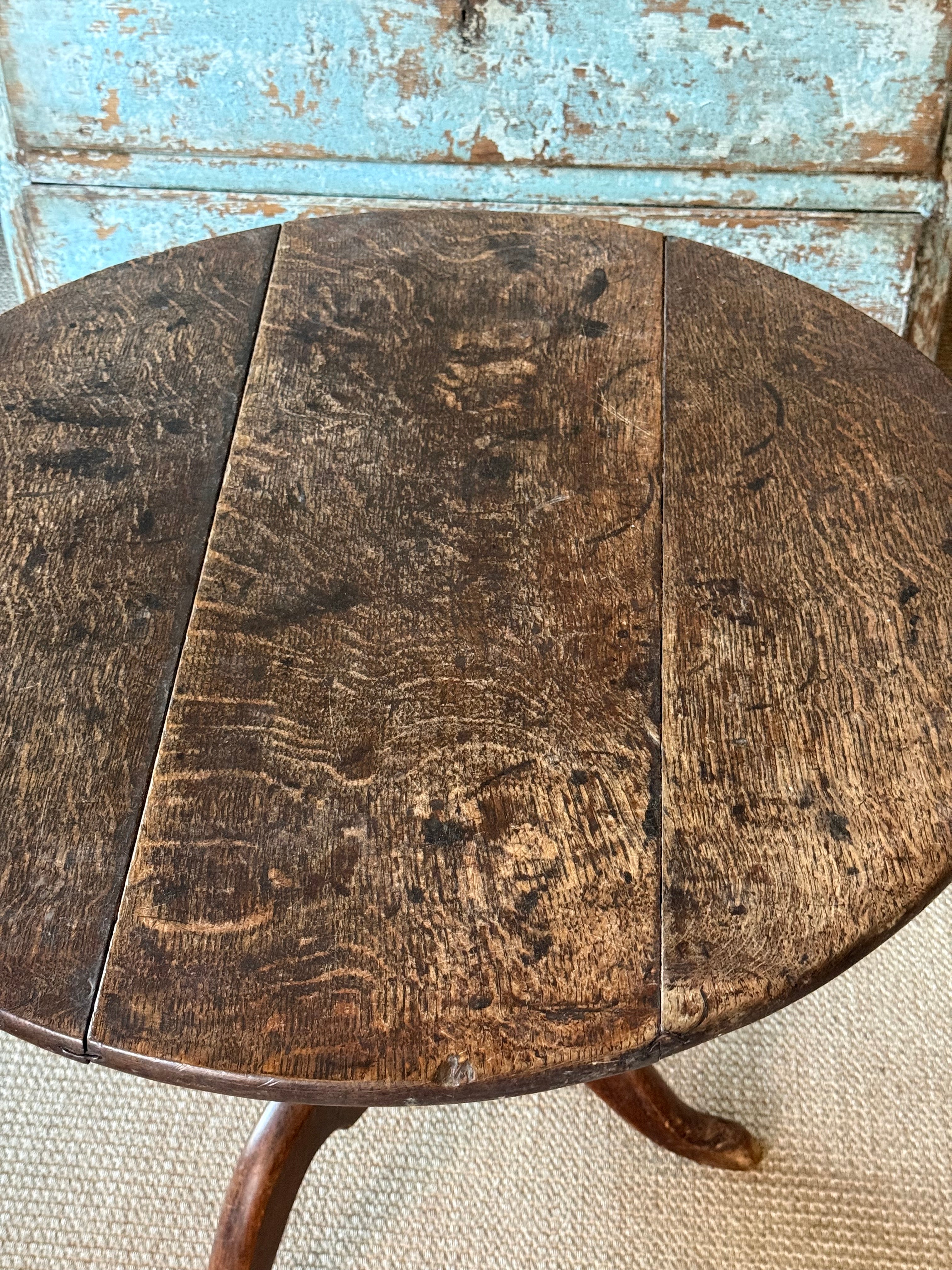 English Oak Tea Table