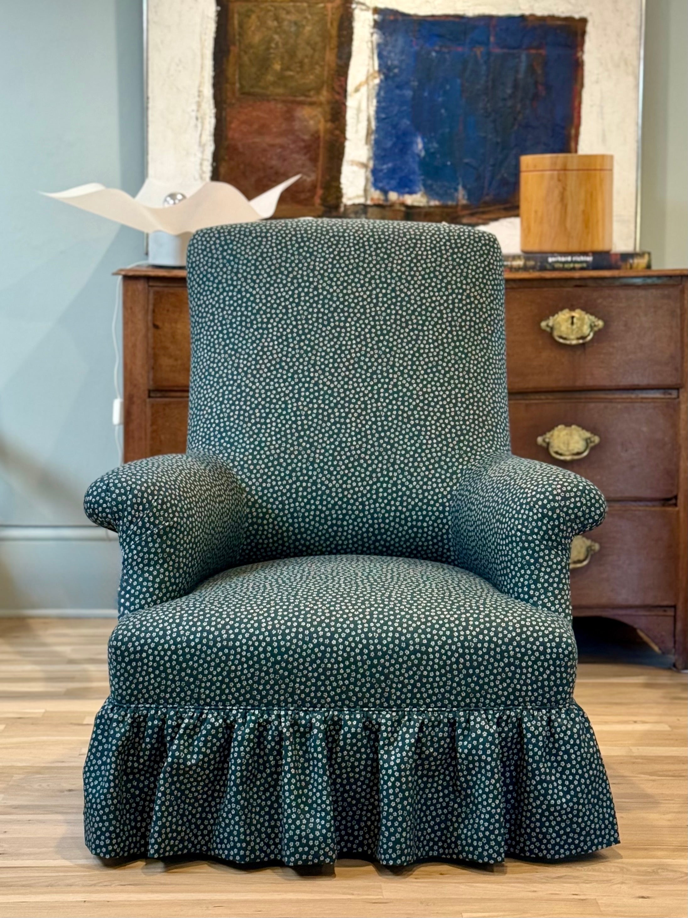Vintage Chair Re-Upholstered in Robert Kime