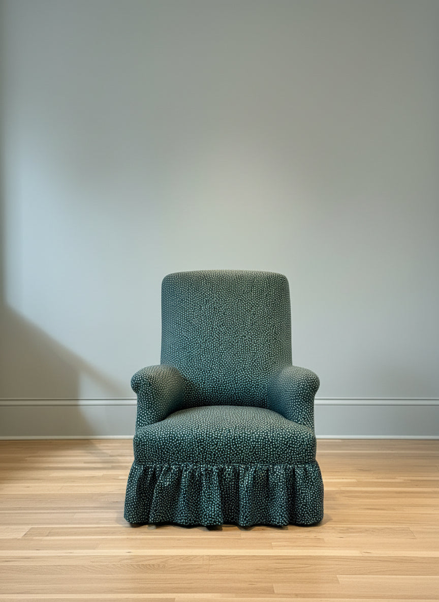 Vintage Chair Re-Upholstered in Robert Kime