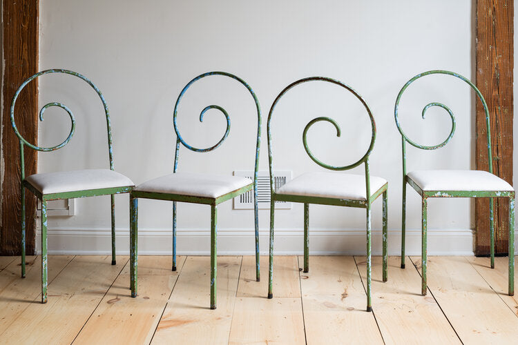Italian Vintage Garden Chairs