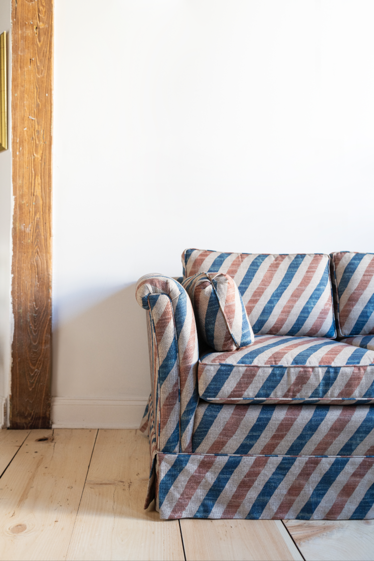 Loveseat or Sofa Robert Kime Nara Tazuna fabric