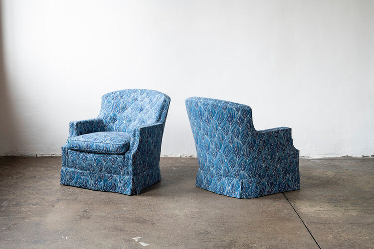 Pair Harvey Probber Chairs --as is