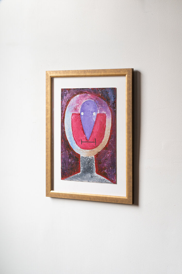 Rufino Tamayo Cabeza De Hombre Oil on Paper