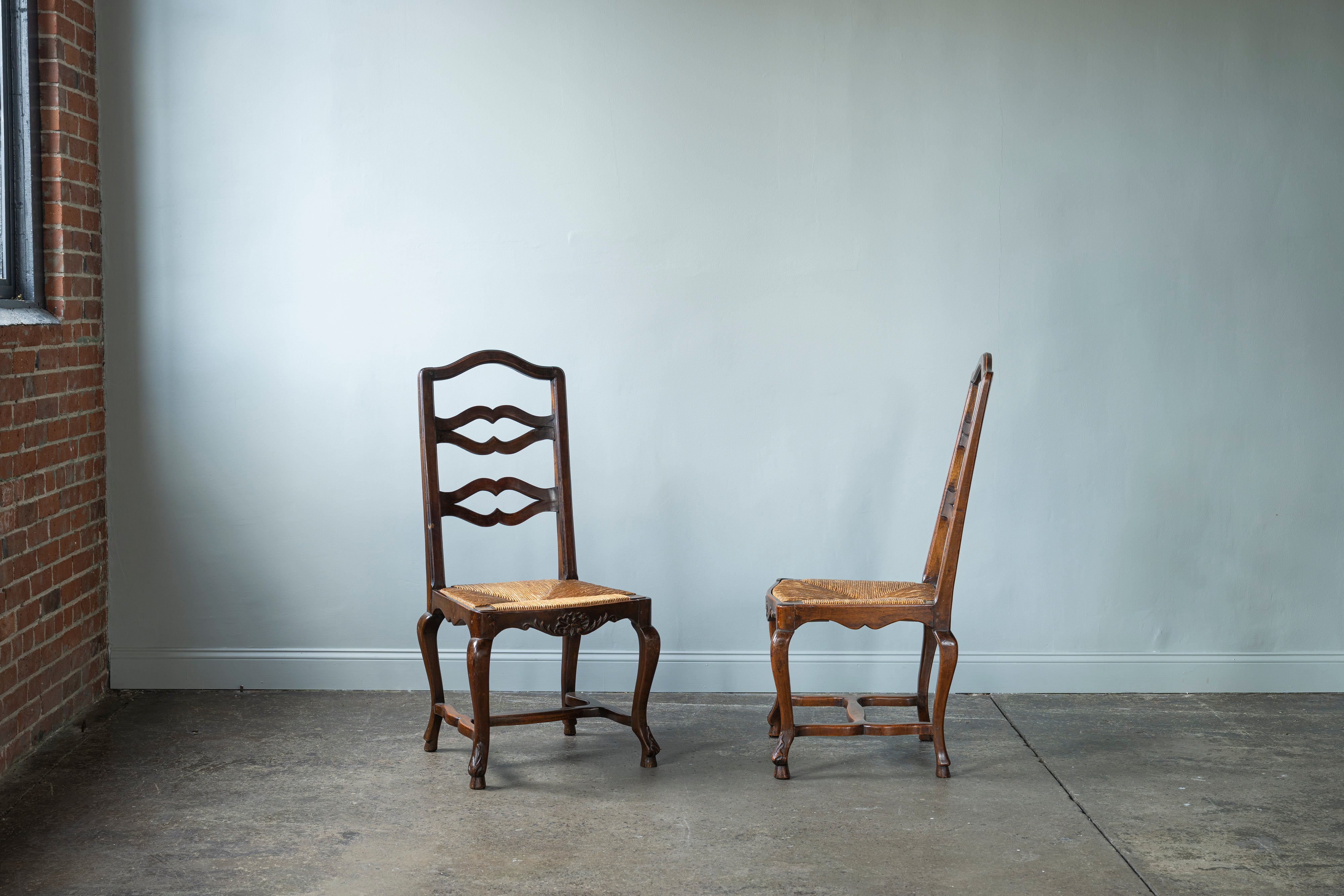 Italian Walnut Chairs