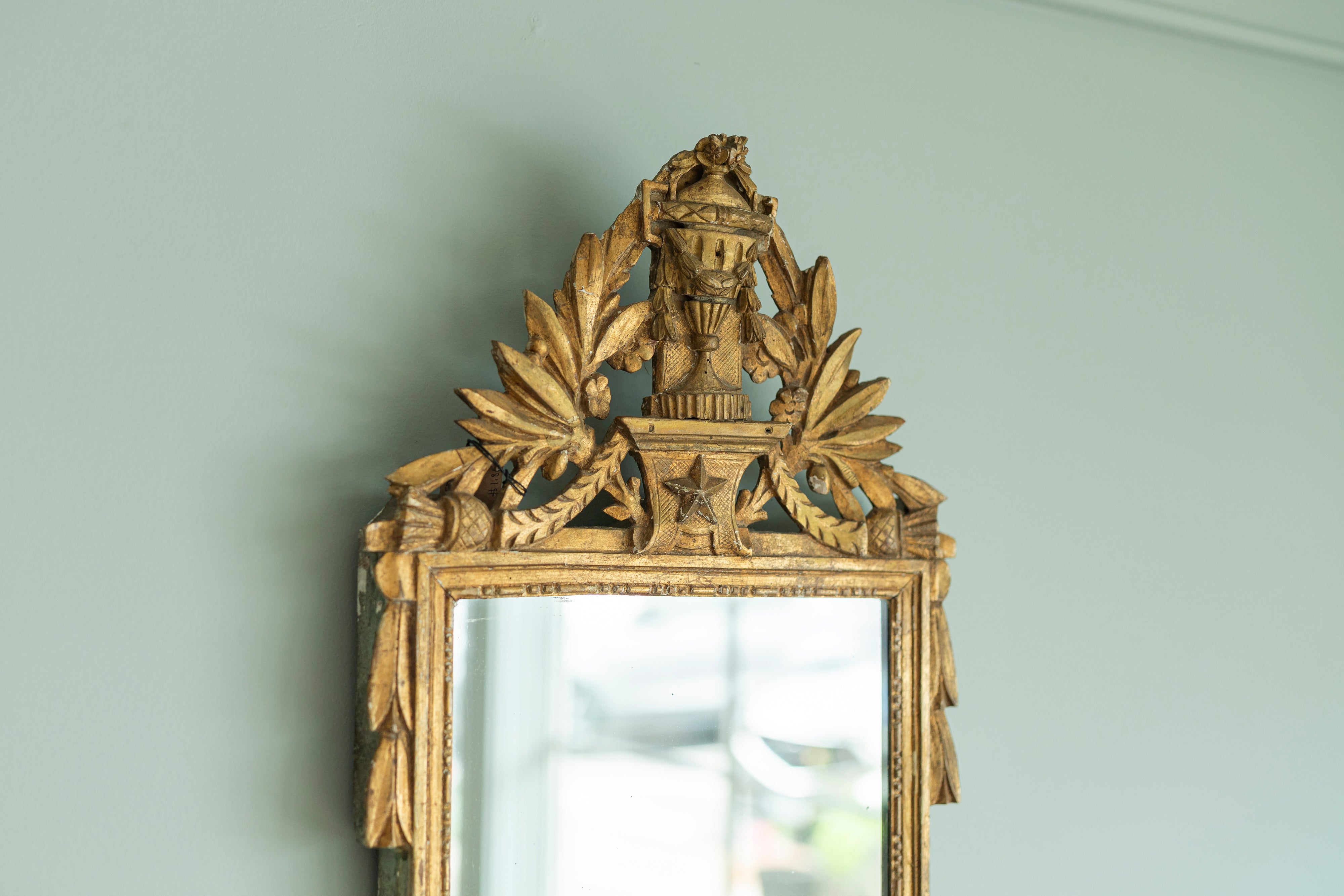 French Gilded Carved Mirror