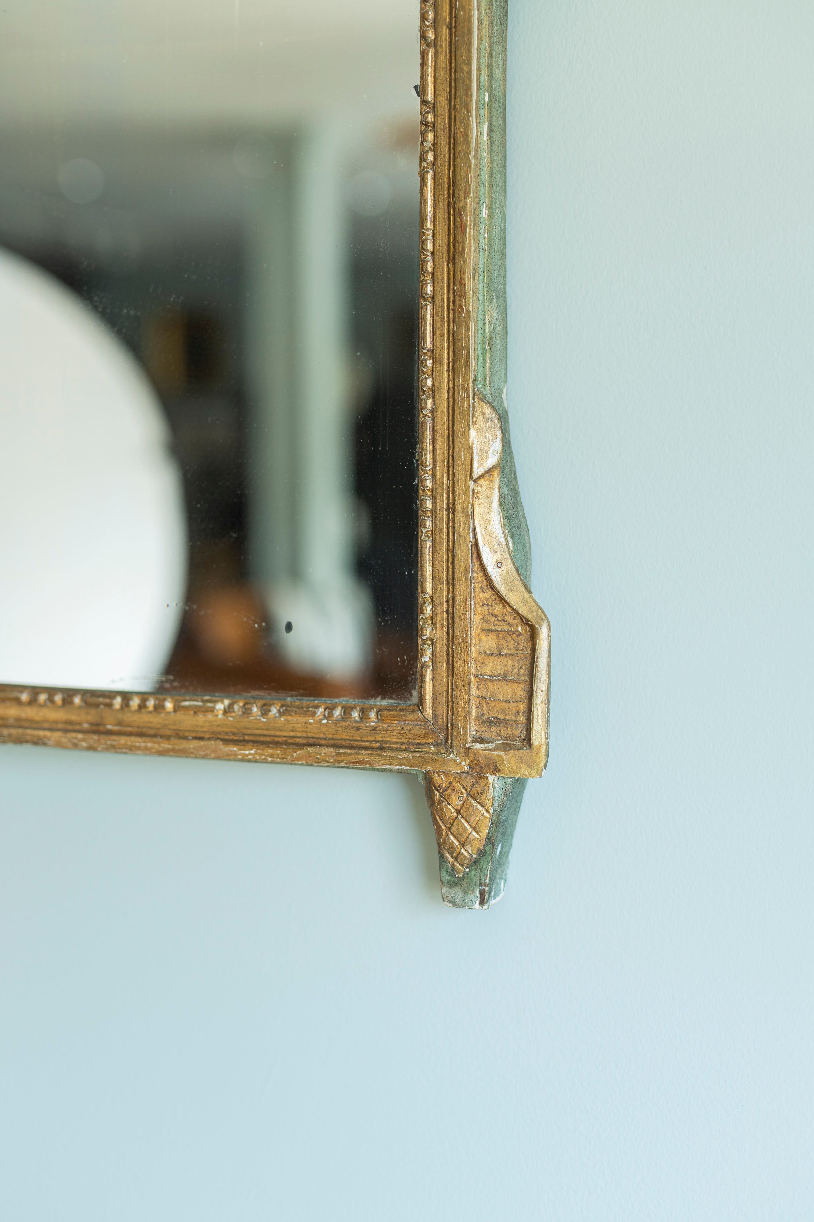French Gilded Carved Mirror