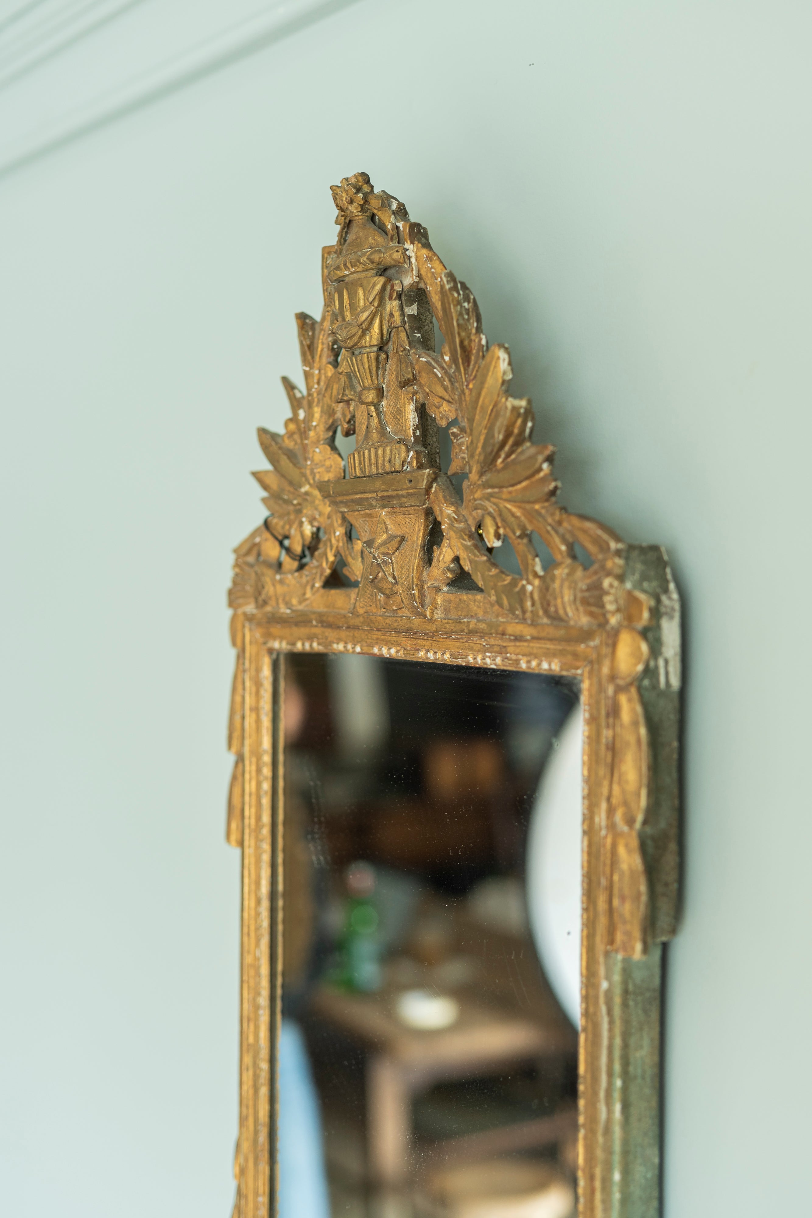French Gilded Carved Mirror