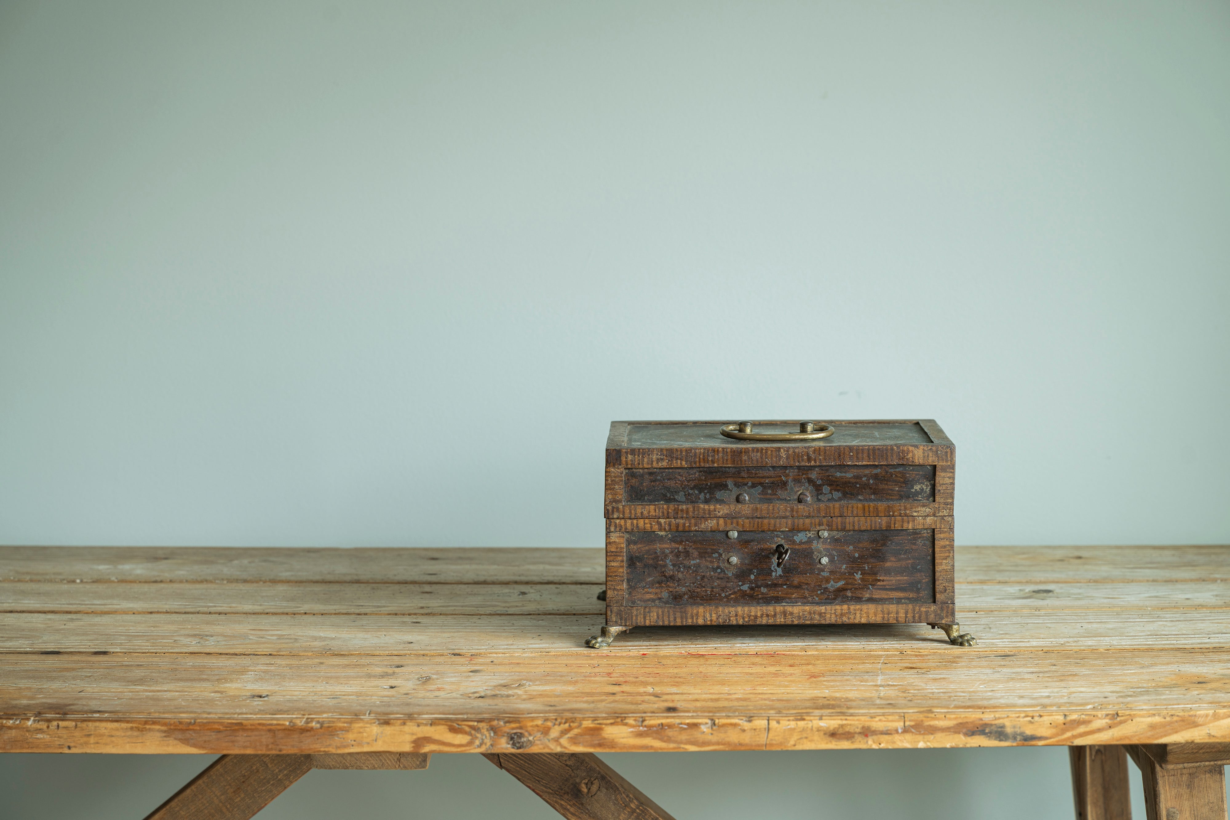 Painted Faux Metal Box