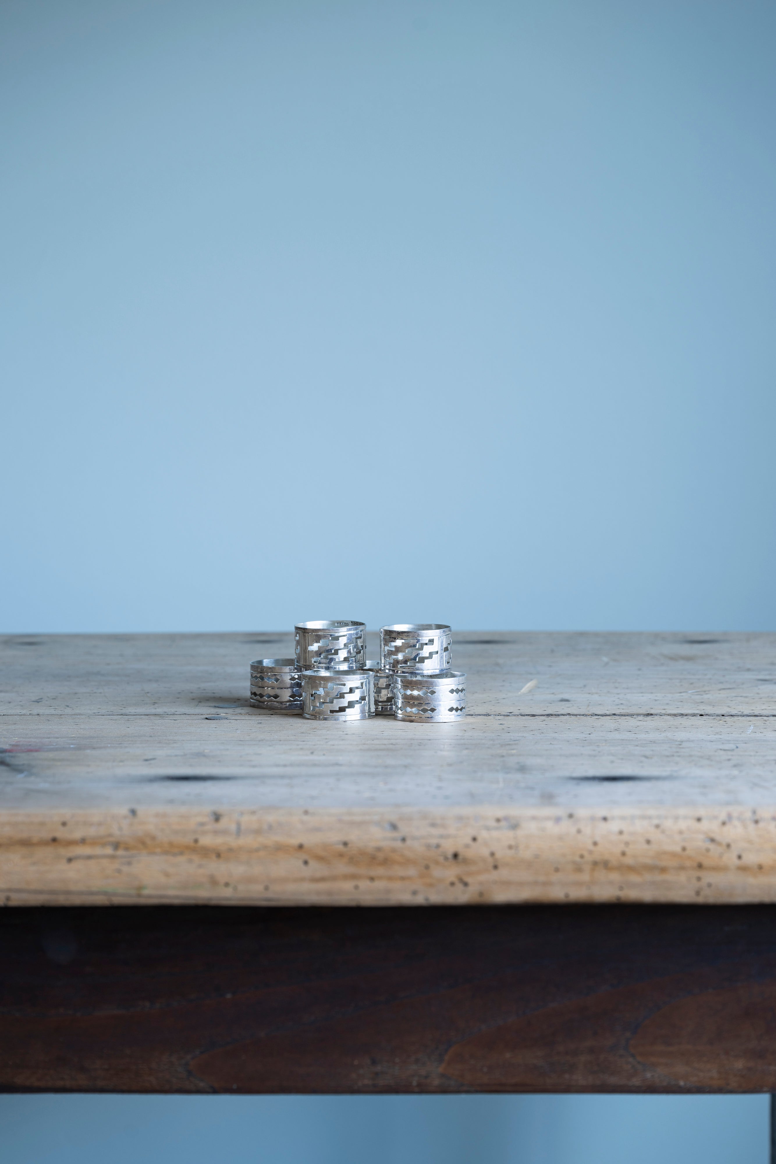 Mexican Silver Napkin Rings