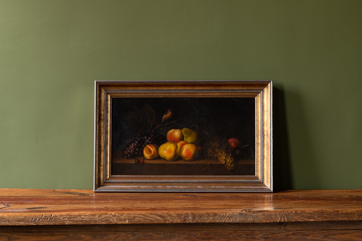 Still Life With Fruit, Bird & Butterfly