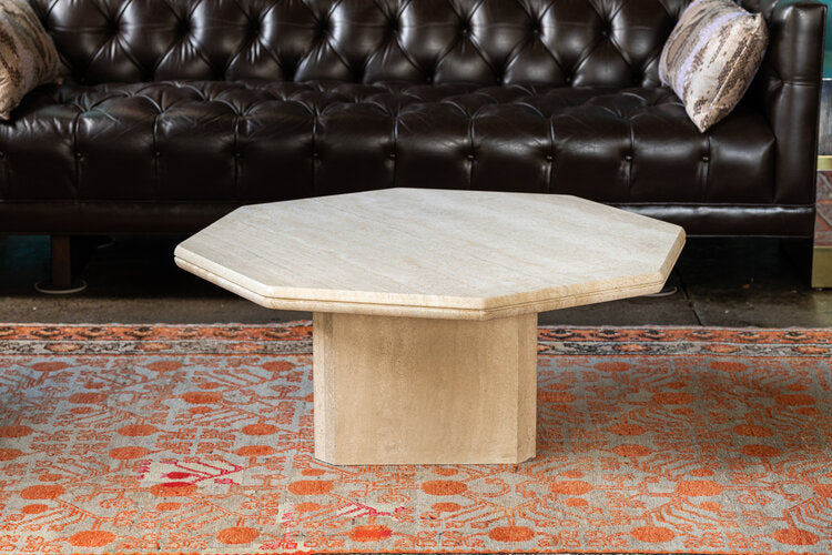 Coffee Table Travertine Marble