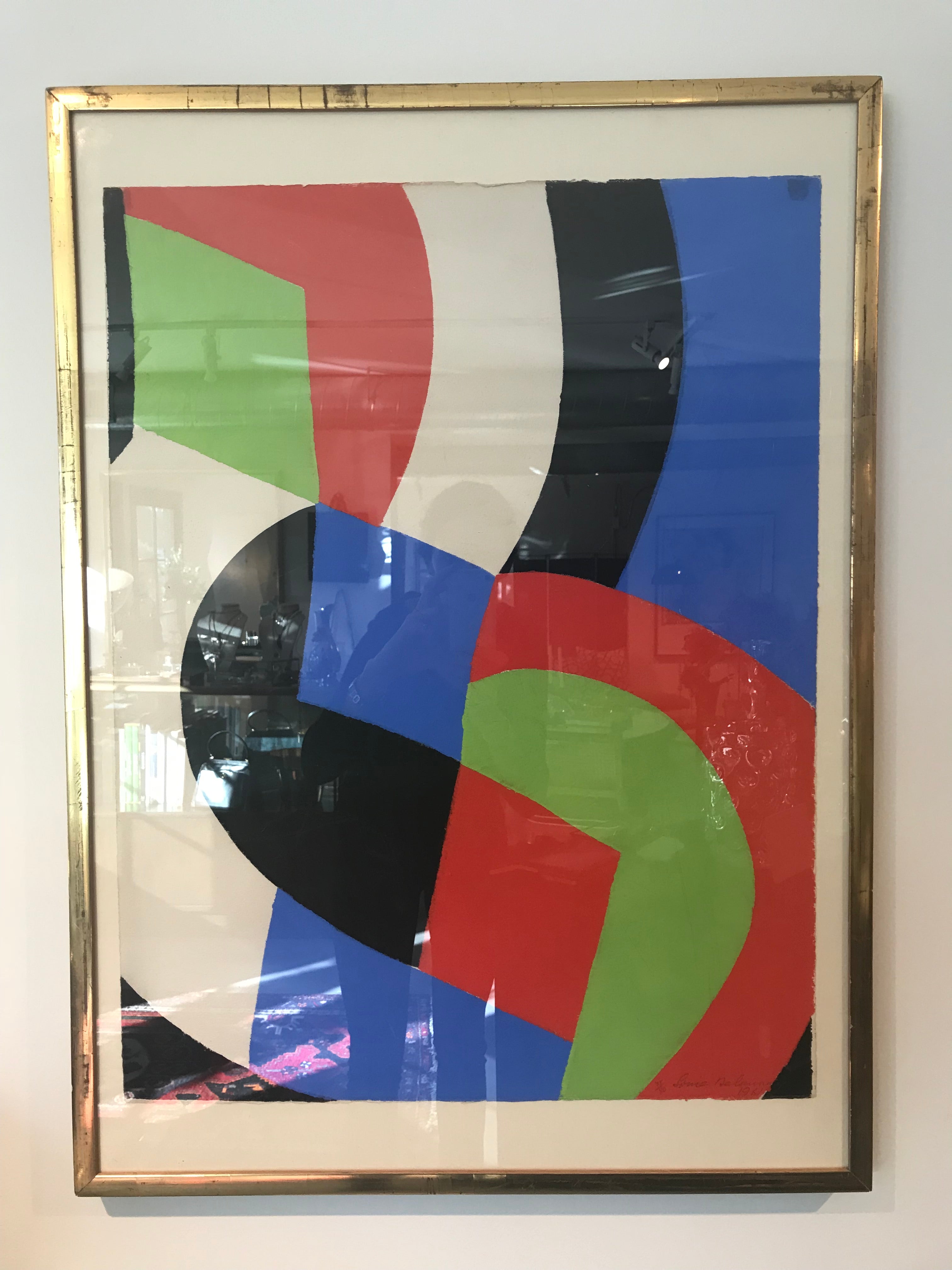 Sonia Delaunay Signed Lithograph