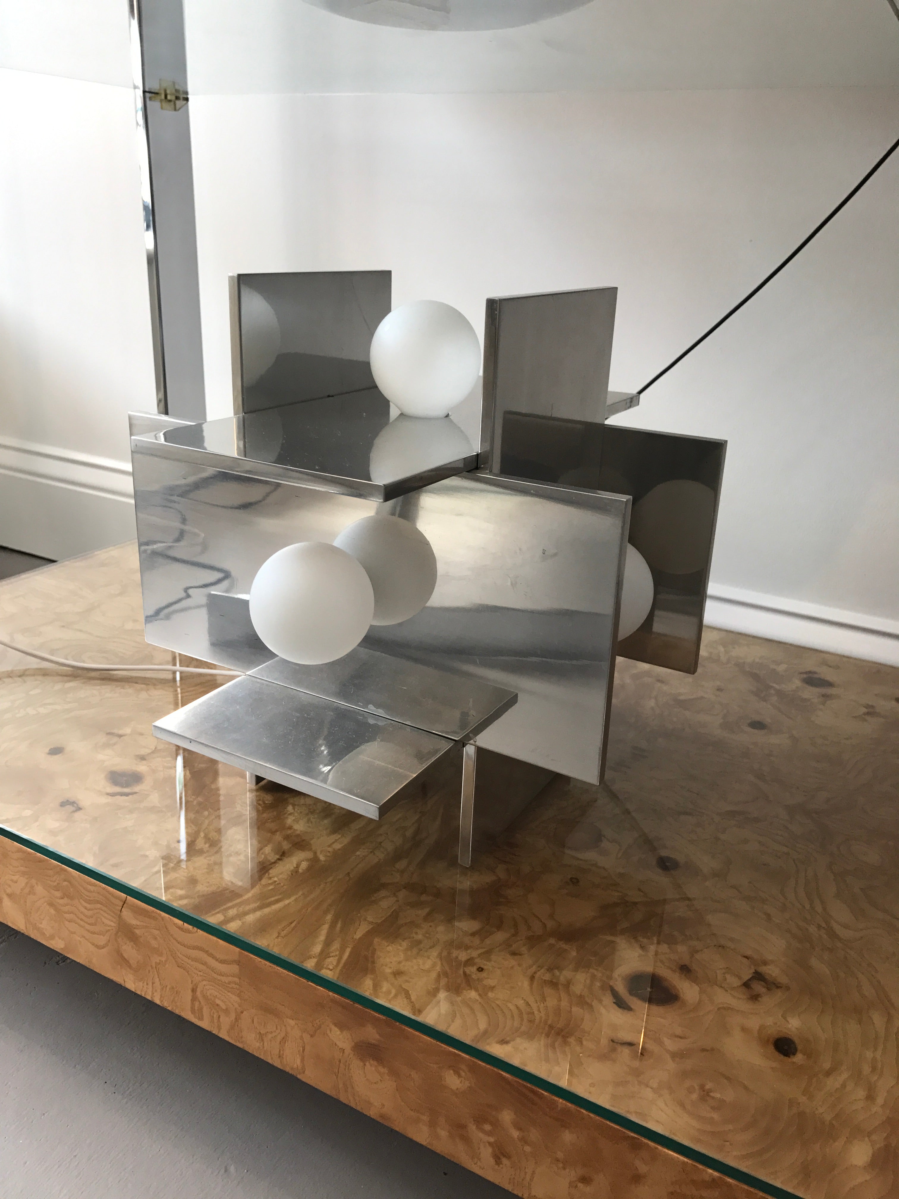 Light Paul Mayen for Habitat Polished Aluminum 70's